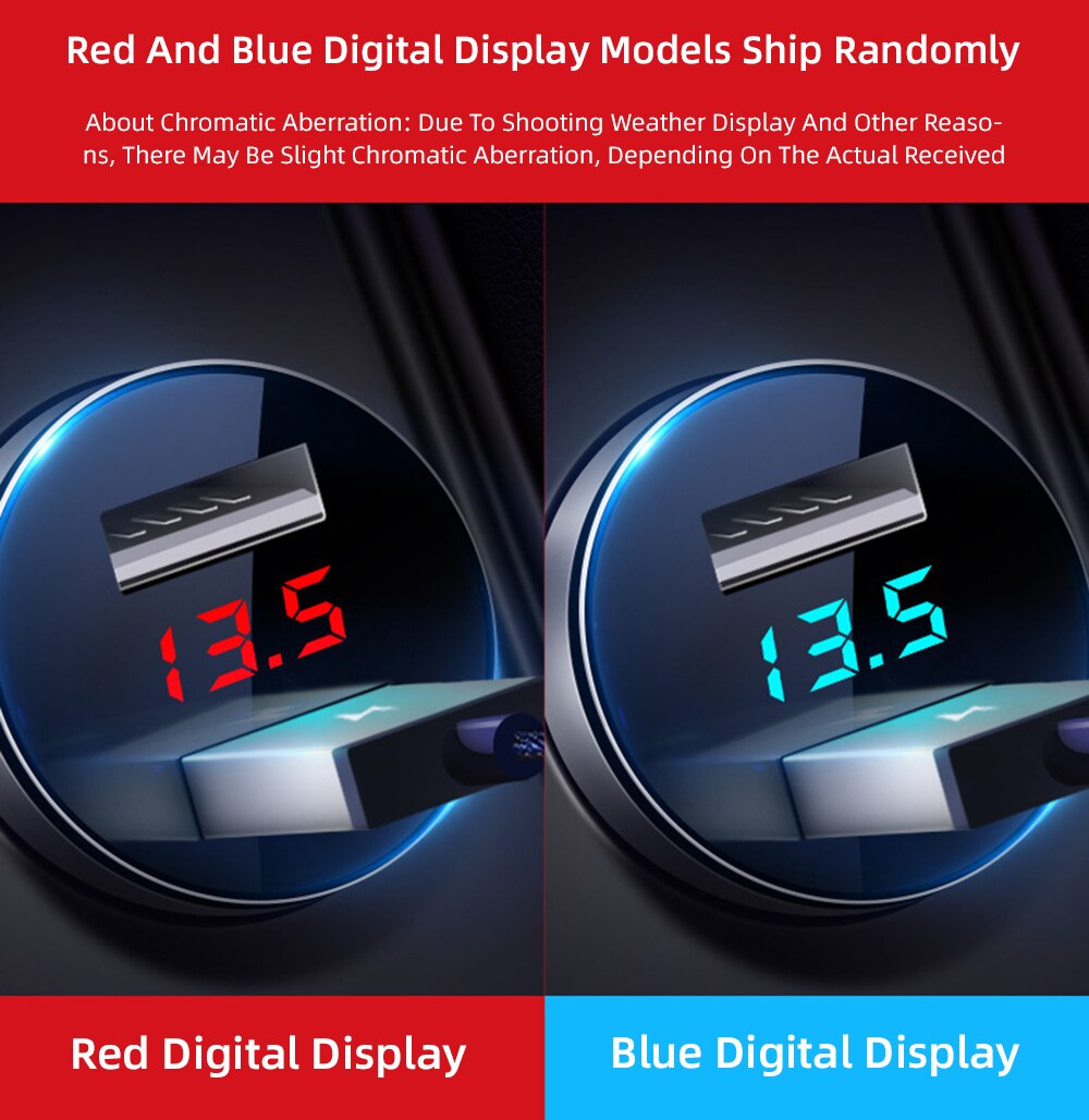 Intelligentes dual-usb-autoladegerät mit schnellladefunktion und  mp3 audioplayern für mobiltelefone, multifunktional für iphone, samsung, huawei und tablets