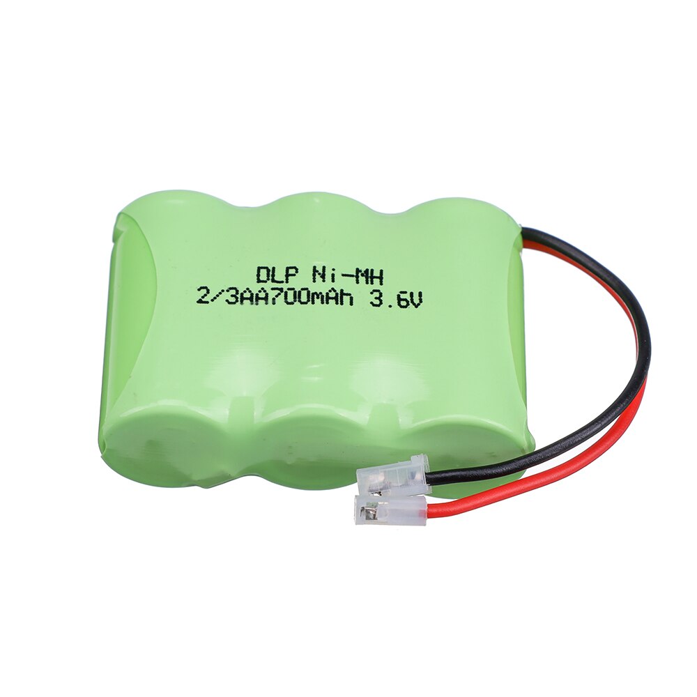3.6v Ni-MH battery For Cordless Phone 2/3AA 3.6V 700mAh Ni-MH 2/3AA Rechargeable Battery Pack With Plugs For Cordless Phone: 1pcs