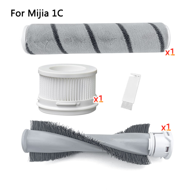 per Xiaomi Norma Mijia 1C O Dreame V9 V9B V9D V10 Parti Filtro Hepa Strumento per la rimozione degli acari Spazzola principale kit Aspirapolvere portatile: Colore rosa