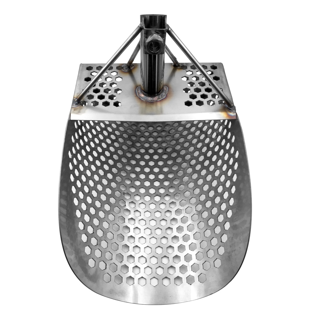 Scoop de sable de plage avec poignée outil de détection de métaux détecteurs de métaux pelle de détecteur de métaux de tamisage rapide résistant à l'usure