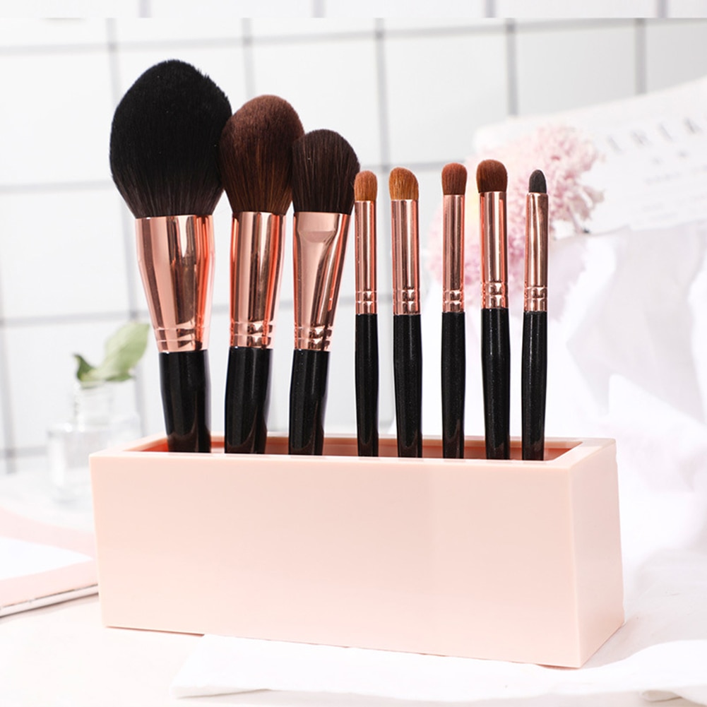 Makeup børste læbestifter organizer holder kosmetiske værktøjer opbevaringsboks organizadora børste og tilbehør organizer box