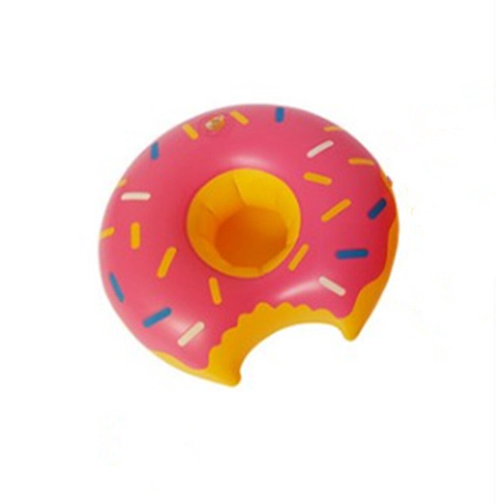 Swimming Pool Floating Cup Holder Inflatable Coasters Drink Stand Outdoor Boating Drinks Cup Holder Pool Floats Accessories: Donuts