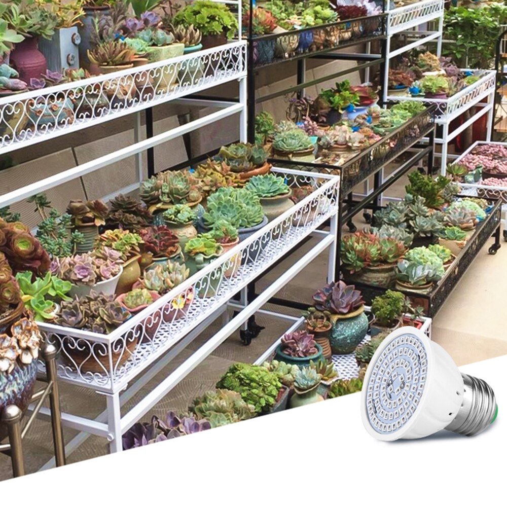 Full Spectrum Plant Grow Led Light Bulbs Lamp Lighting for Seeds Flower Greenhouse Veg Indoor Garden E27 Phyto Growbox