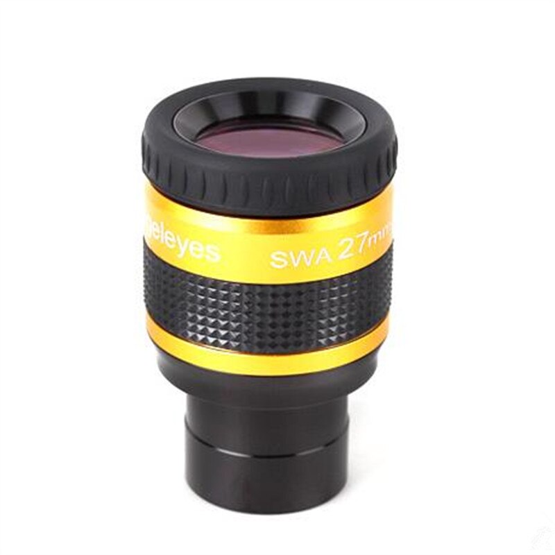 Angeleyes swa 70 grader super vidvinkel høy akromatisk 1.25 tommer 8mm 12mm 16mm 19mm 27mm metall okular teleskop tilbehør