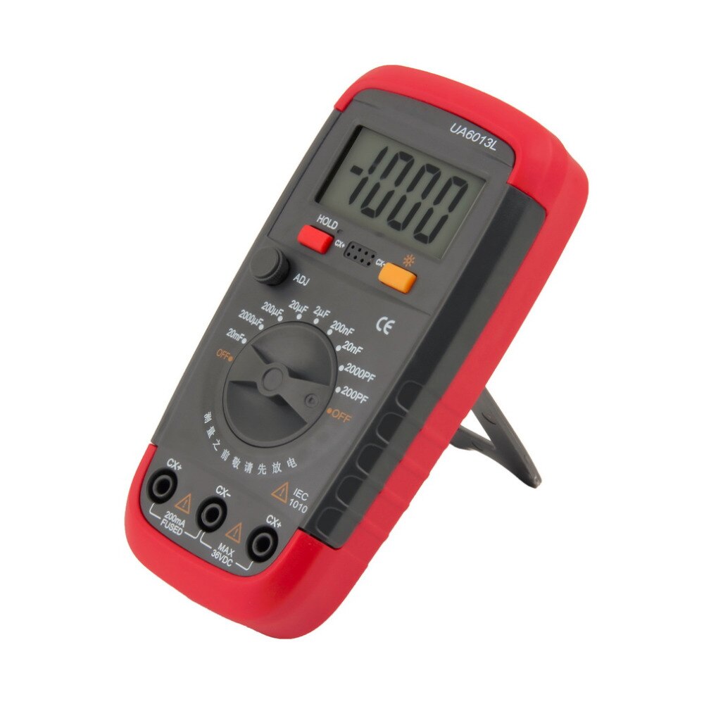 1 Pc UA6013L Auto Range Digital LCD Capacitor Capacitance Test Meter Multimeter Measurement Tester Meter Brand