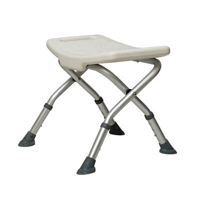 Folding Shower Bench Flip-up Screw-in Bath Seat Wall Mounted Bathroom Chair Stool with Non-Slip Feet Drainage Holes Head Slot: YC5205