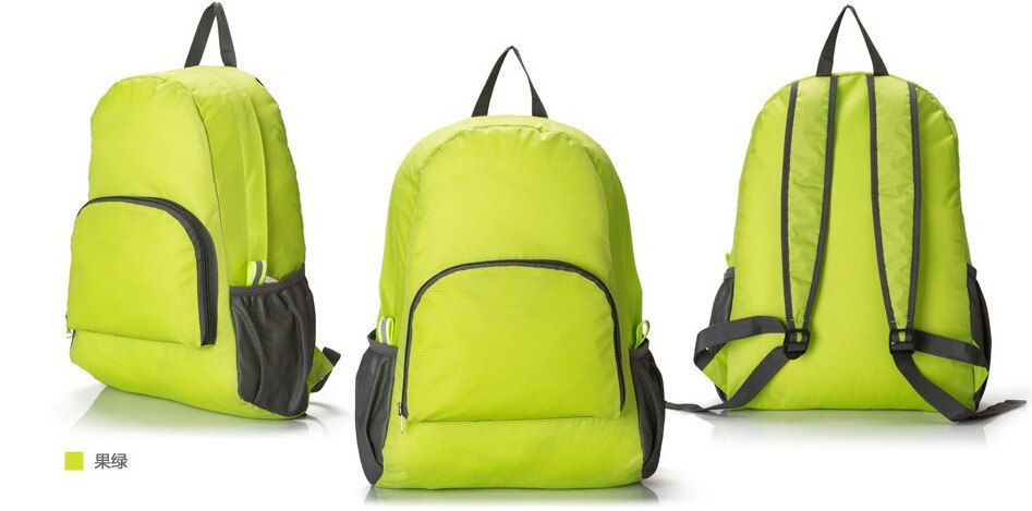 25L Ultralight Folding Climbing Backpack Last Sprinting the peak backpack Men Woman Portable traveling pack Bright Color: Green