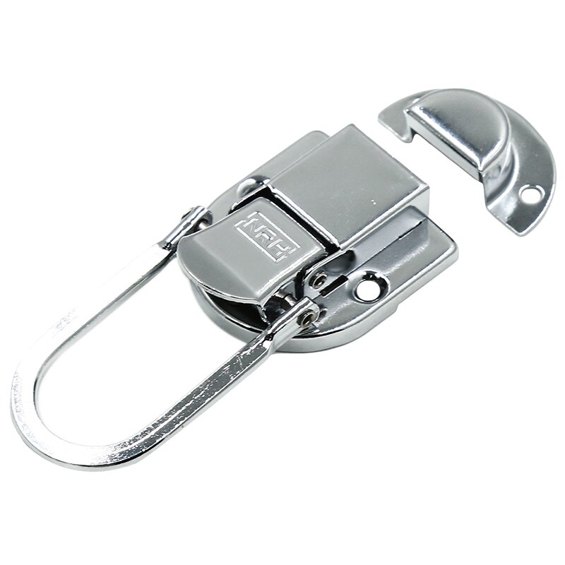 1Pcs Aviation Aluminum Latch Lock For Wooden Box Case Suitcase Toolbox Hardware Hang Buckle Padlock Box Lock Buckle