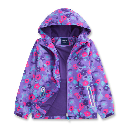 Spring Autumn Children Girls Jackets Kids Casual Windbreaker For Girls Outerwear Double-Deck Waterproof Windproof Coat: 3T