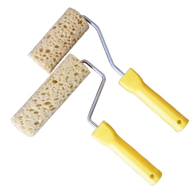 Klassieke Zeewier Spons Roller Borstel 4/6 &#39;&#39;Textuur Roller Voor Verf Art Muur Deco