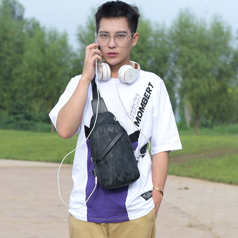 Fengdong femme une épaule fronde poitrine sac mini sacs de messager multifonction sport sac à dos petit sac à bandoulière fille sac à dos