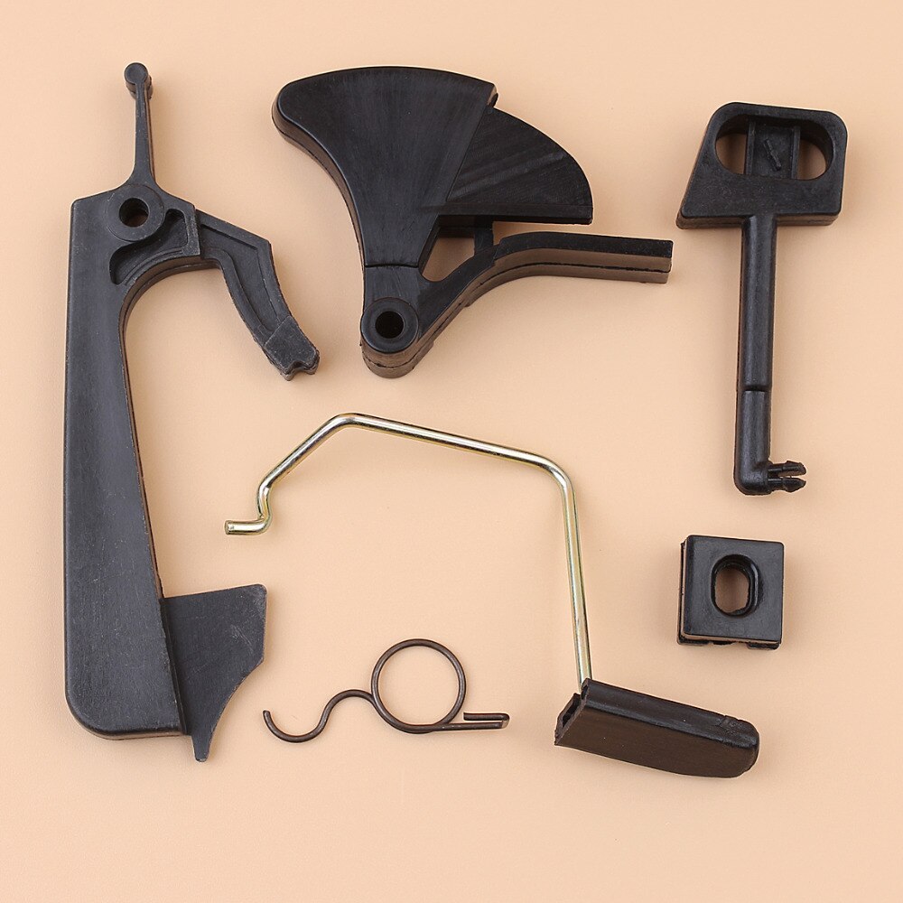 Gashåndtag fjederlås choker stang kit til husqvarna 142 137 136 141 36 41 motorsav udskiftningsdele