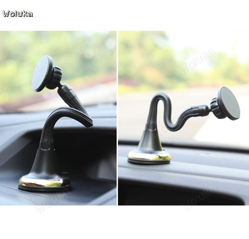 Small round mirror mirror Glass borderless rearview mirror Multifunctional auxiliary mobile phone holder CD50 Q02