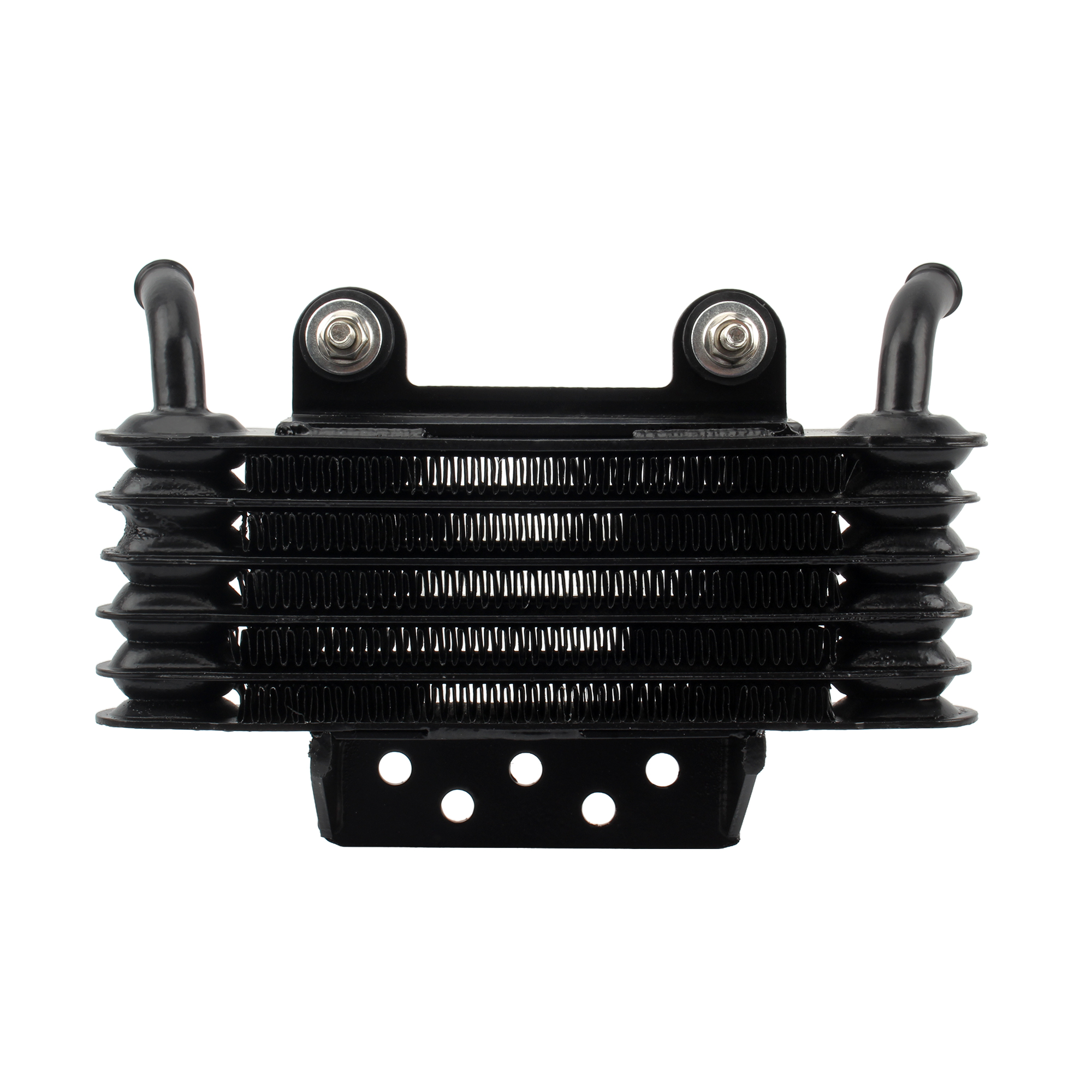 Radiador enfriador de aceite Universal para motocicleta, sistema de motor de refrigeración de 50 125 150 250CC, accesorios de aluminio, piezas de Motocross: Negro