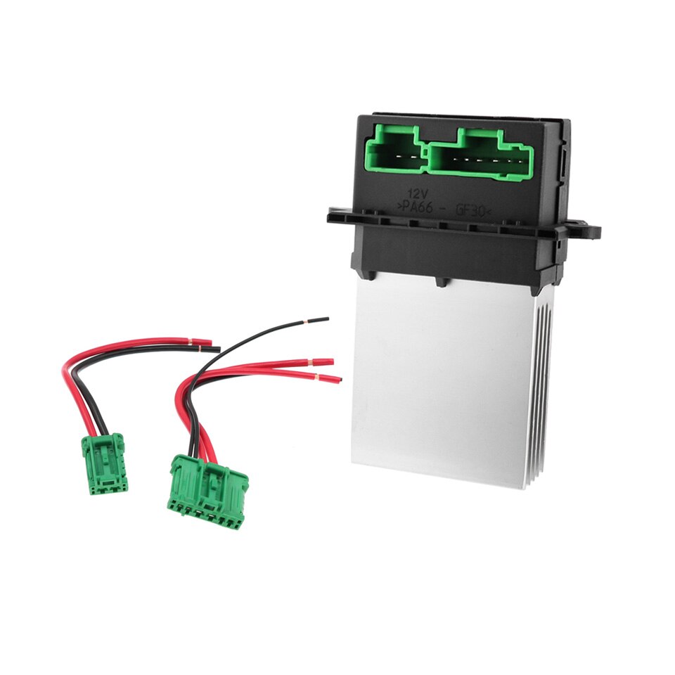 Resistencias de ventilador calentador + conector/cable, calefactor para Nissan Tiida Livin Citroen Renault Megane Scenic Clio PEUGEOT 207 607 6441.L2: set