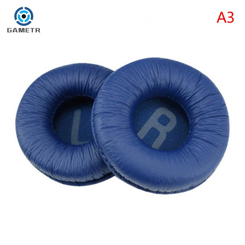 PU Leather Replacement Ear Pads para JBL, Headphone Pad, Headset Earpads, Tune600, T450, T450BT, T500BT, 600BTNC, 70mm de diâmetro