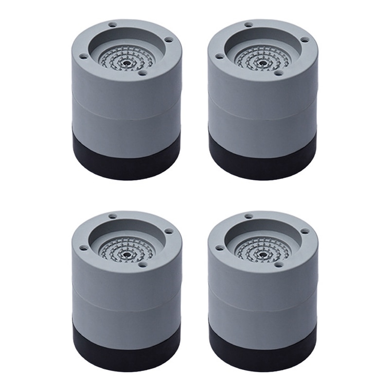 4 pakke gummi anti-vibrationspuder og anti-walk pads stødabsorberende skridsikker greb til vaskemaskine og tørretumbler