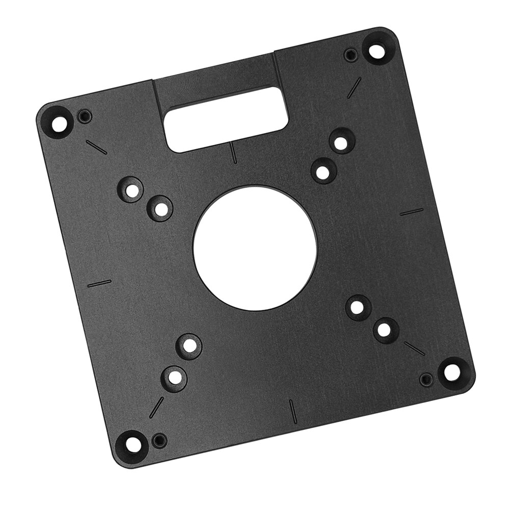 Woodworking Router Table Insert Plate Trimming Machine Flip Board Universal Multi Aluminum Benches Router Table Plate Hand Tool