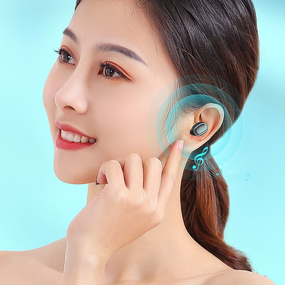 A10 TWS Bluetooth 5.0 Wireless HiFi In-Ear Earphones with Digital Charging Box Touch Control Noise Cancelling Wireless Earphones