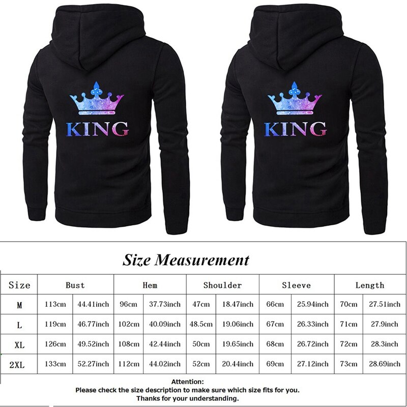 Sudadera para parejas King Queen ropa con estampado de corona para parejas sudadera de verano Casual Camisetas cuello redondo para parejas