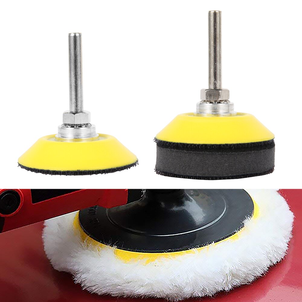 2'' (50mm) Hook and Loop Sanding Pad for Sanding Discs with 1/4'' Shank Drill Attachment and Soft Foam Layer Buffering Pad