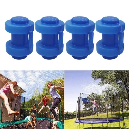8pcs Trampoline End Cap Protective Fitness Blue For The Net Poles Waterproof Durable Safety Leisure 25mm Diameter Spare Part