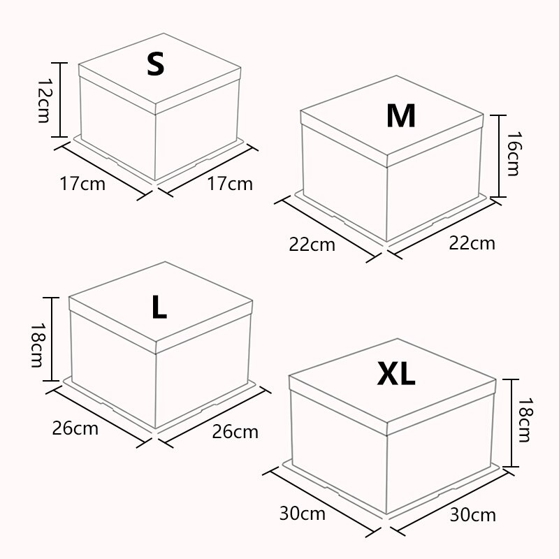 Luxe Transparante Cake Dozen Gebak Extra Grote Verpakking Meerdere Kleur Bakkerij Verjaardag Bruiloft Cake Inpakpapier