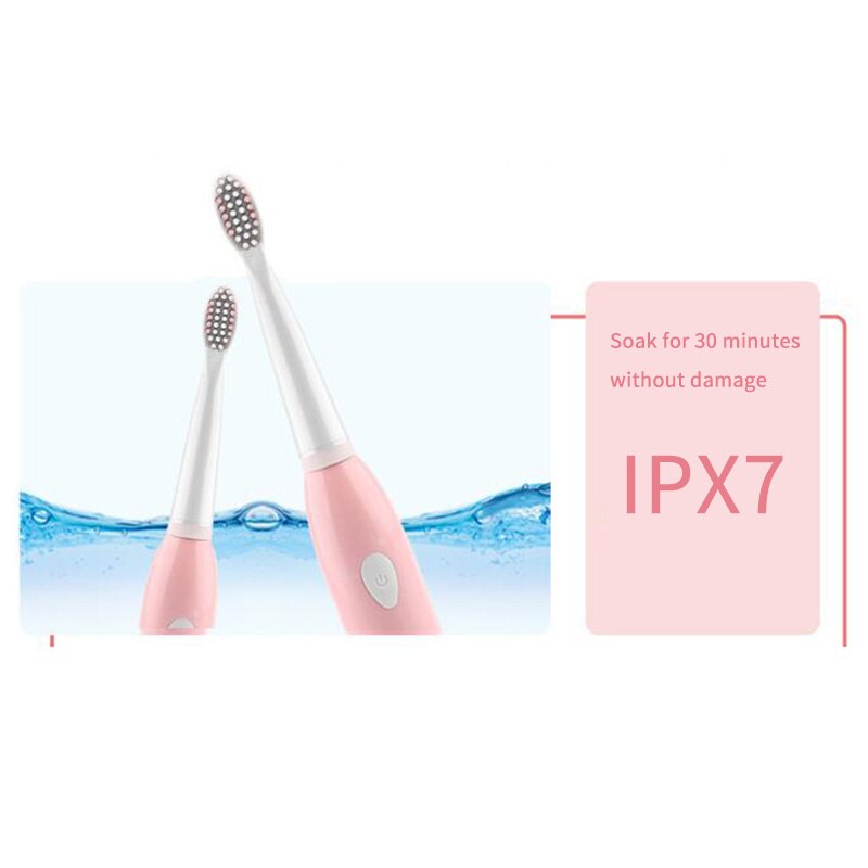 2-In-1 Electric Toothbrush, 2-In-1 Interchangeable Brush Head Cleansing Instrument Head, Electric Toothbrush Cleansing Instrumen