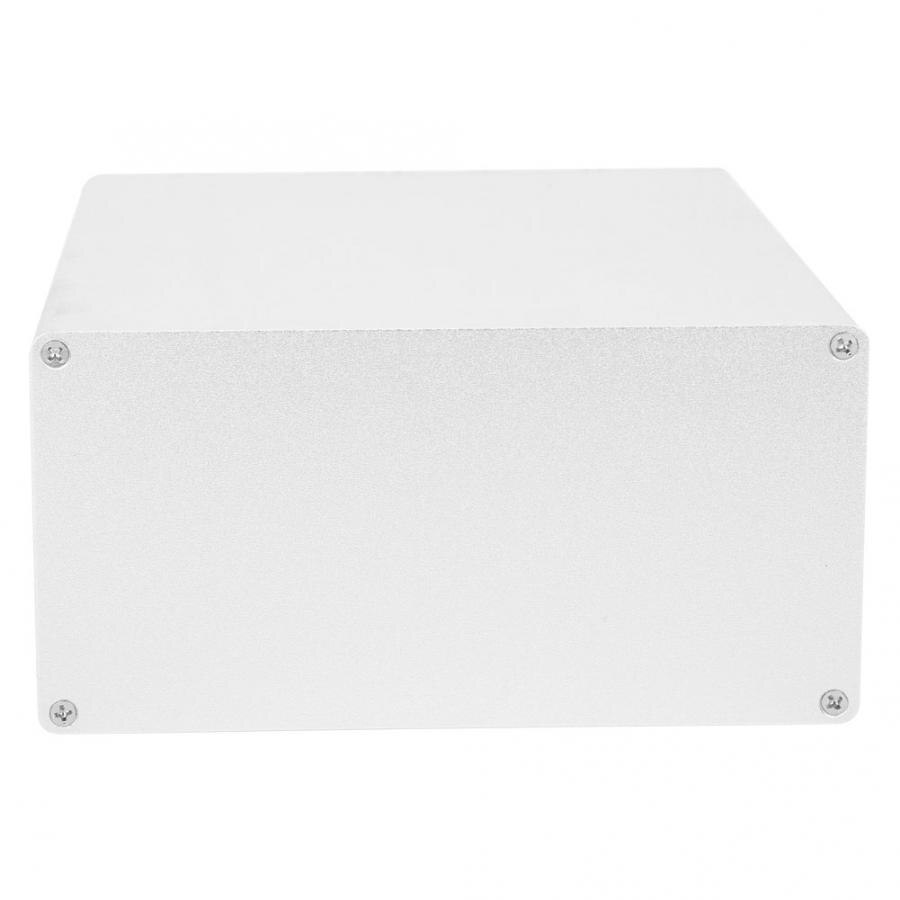 Electrical Wire Junction Box Aluminum Project Box Matte Silver Split Type DIY Electronic Enclosure Case 80x160x180mm