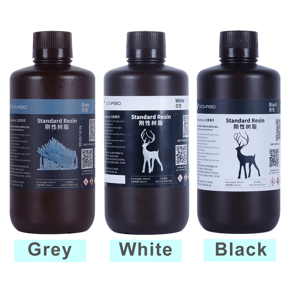 Nova3d Resin for 3d Printer 500g/1kg Liquid Photopolymer Resin 405nm UV Resin LCD 3D Printing Material Sensitive Resina