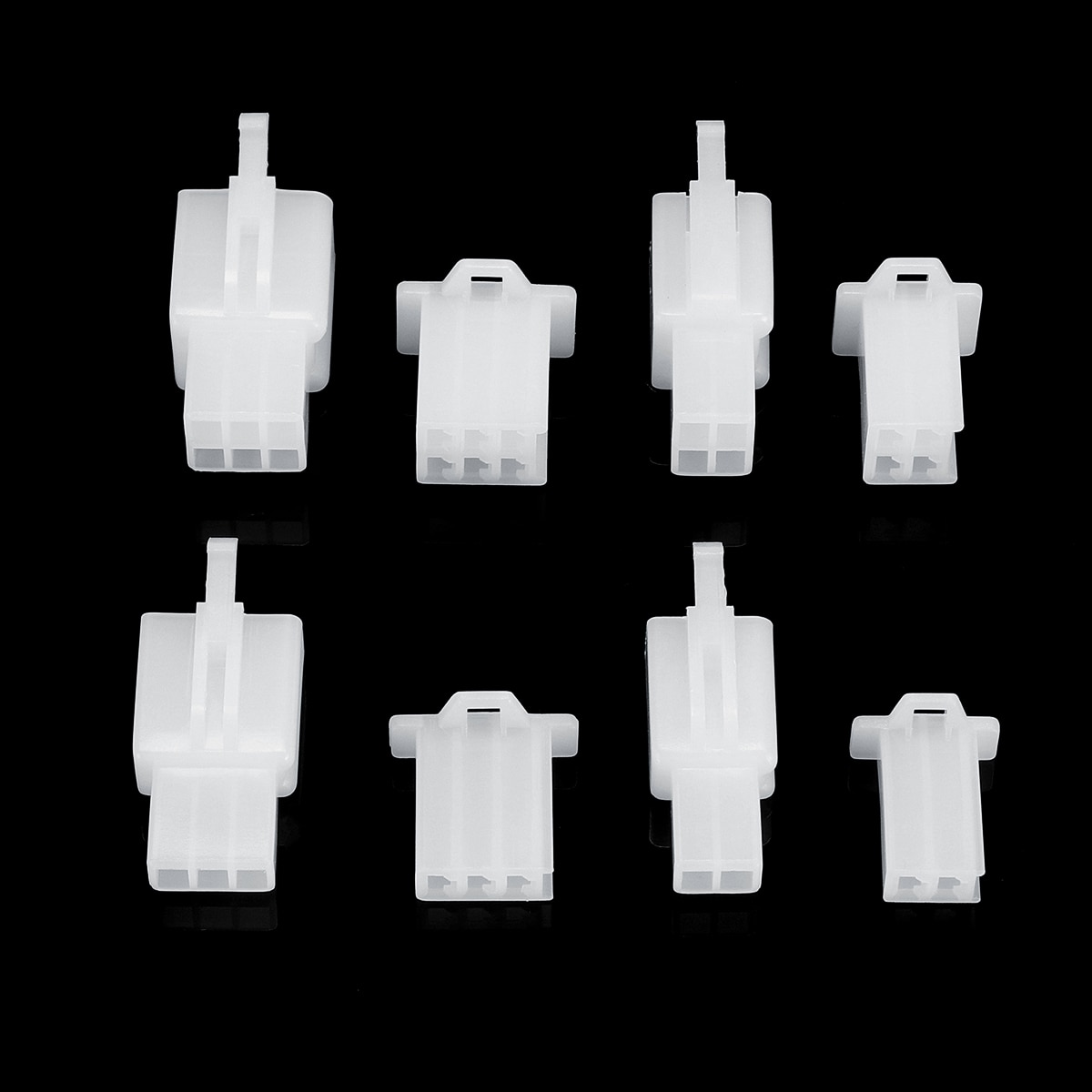 380 Uds 40 Set Auto Terminal eléctrico 2,8mm 2 3 4 6 9 Pin Cable Auto conector terminales Kit para coche motocicleta