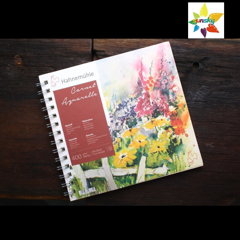 Clairefontaine Watercolor Sketchbook - 19x20cm 15 Sheets 300g/m² Paper