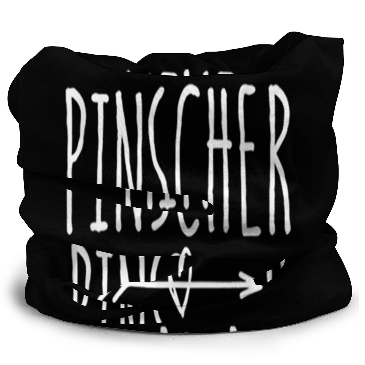 Mini Pinscher oficial para mamá, bufandas con texto impreso, , Unisex