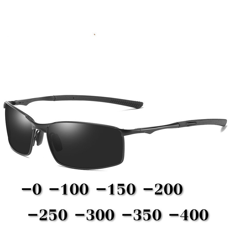 Neue Dioptrien SPH 0-0,5-1-1,5-2-2,5-6,0 Fertig Myopie Sonnenbrille männer Frauen Kurzsichtig Polarisierte Sonnenbrille Uv400 NX: Schwarz-250