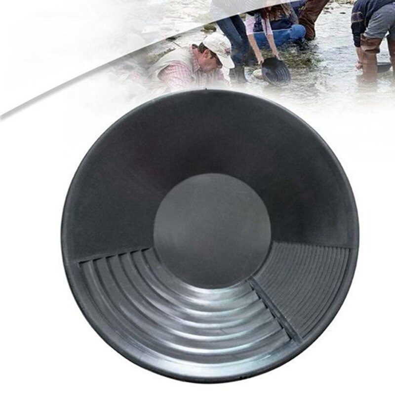 2Pcs Plastic Gold Pan Basin Nugget Mining Dredging Prospecting for Sand Gold Mining Manual Wash Gold Panning Equipment