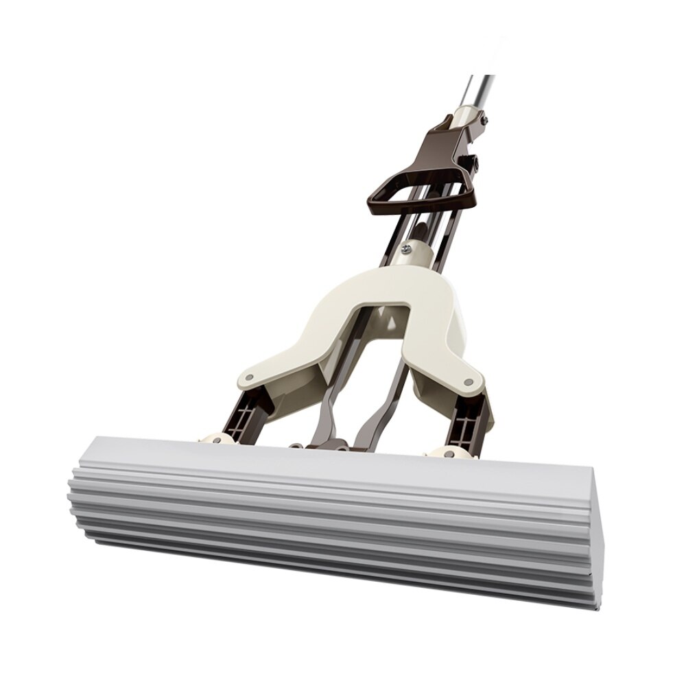 Pva Spons Mop Vouwen Type Huishouden Vloer Schoonmaken Tool Lijm Katoen Mop Telescopische Rvs Staaf Handsfree Wassen mop: Default Title