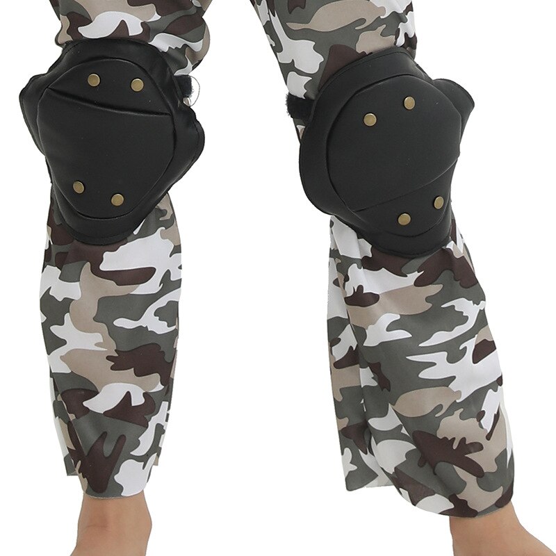 Enfant SWAT équipe Costume carnaval fête enfants Camouflage armée combinaison jeu de plein air armée policiers Cosplay vêtements ensembles pour garçons