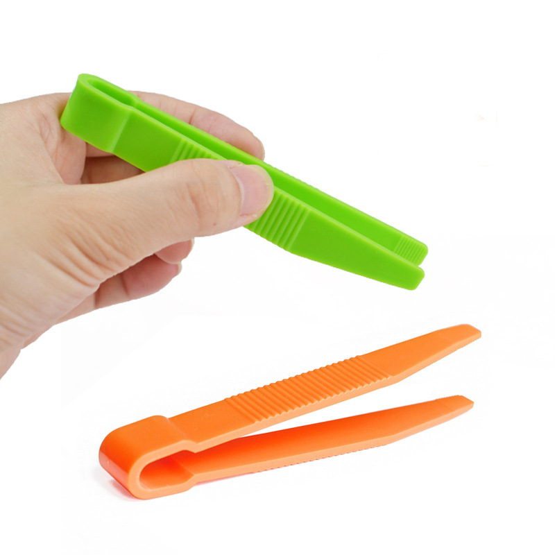 4szt Wysokiej jakości trwała plastikowa pęseta z klipsem do motoryki drobnej dla dzieci Zabawki edukacyjne dla dzieci Zestaw narzędzi do nauki owadów roślinnych
