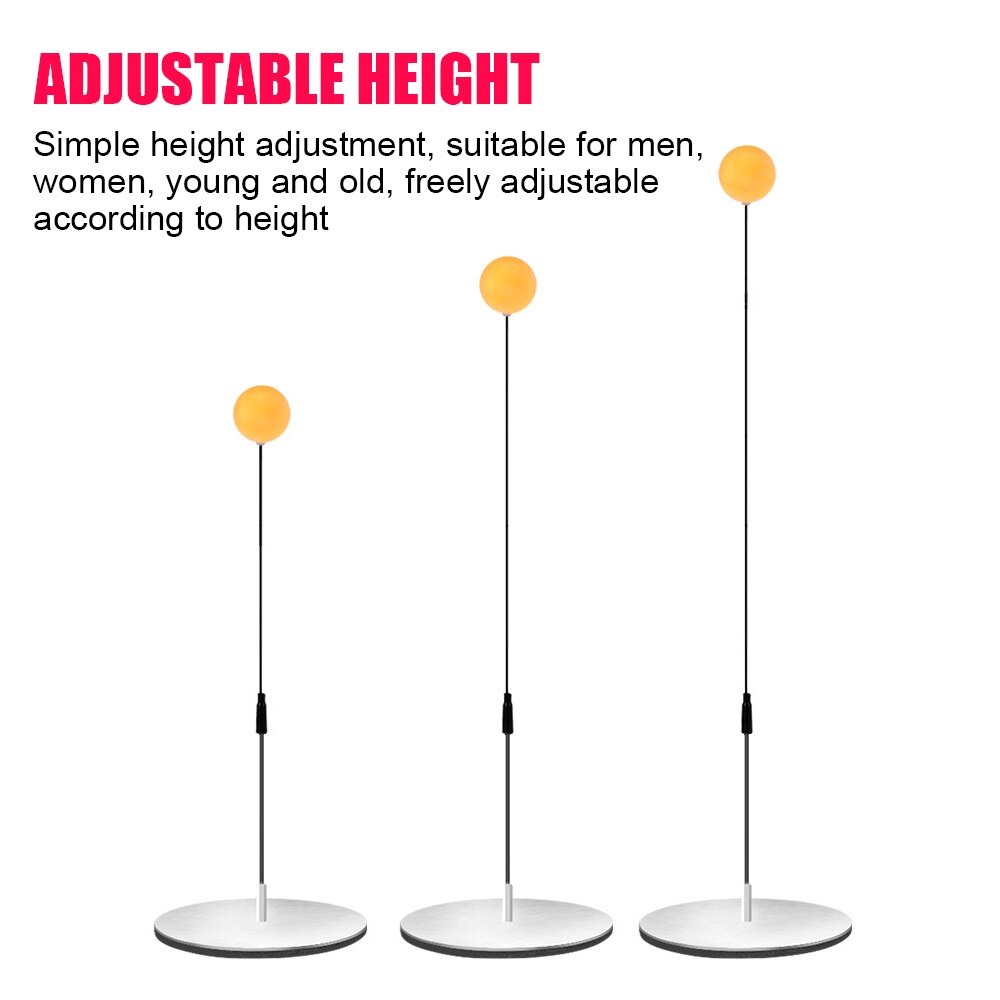 Ping Pong Single Trainer Aids Parent-child Entertainment Tools Table Tennis Set Table Tennis Trainer Flexible Shaft Training