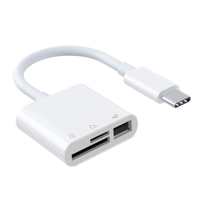 CY USB type C USB-C naar Micro SD SDXC TF kaartlezer adapter voor laptop en mobiele telefoon (set van 2 CY USB type C USB-C naar Micro SD SDXC TF kaartlezer adapter voor laptop en mobiele telefoon (set van 2