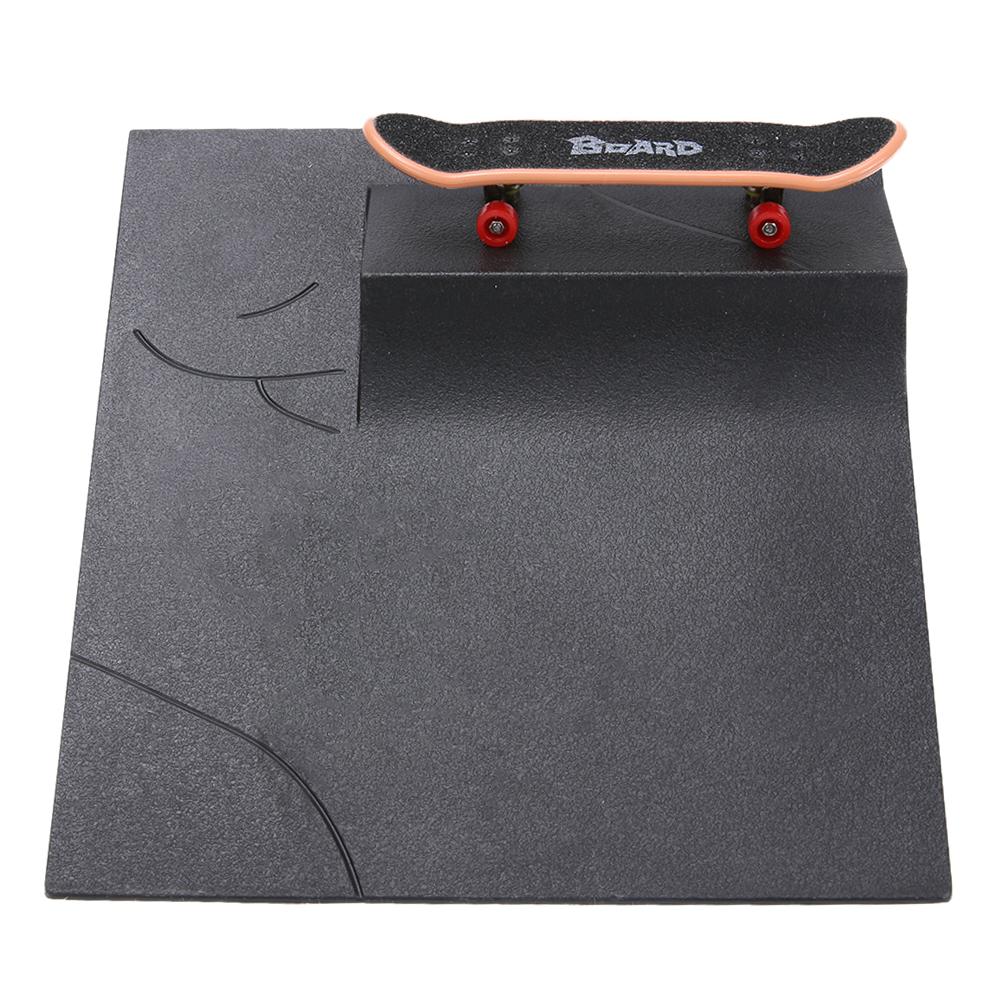Finger skating brættræningsspil fingerboard skate boarding legetøj med rampe dele bane børnelegetøj skate park fingerboard