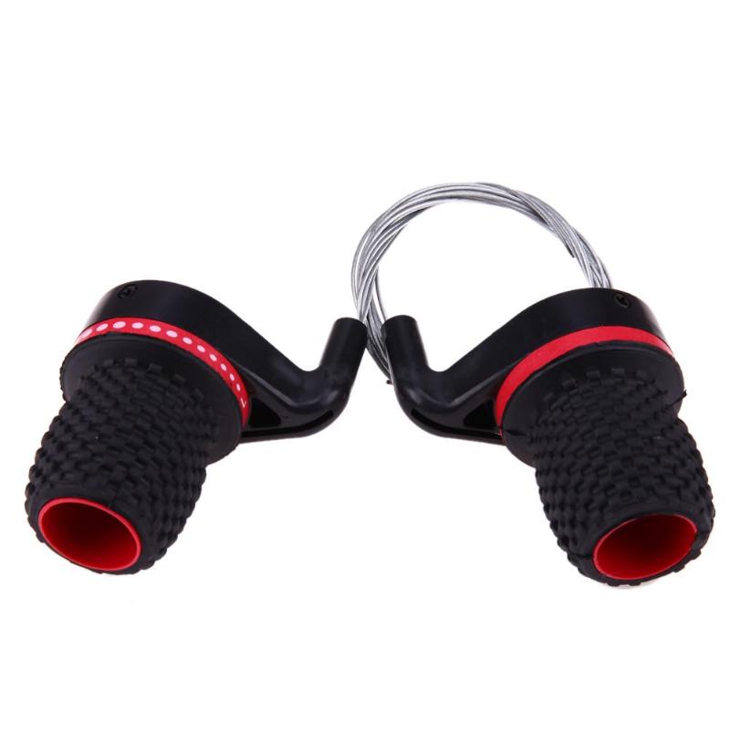 1 Pair Cycling Bike Twist Grip Gear Shifters Speed Conjoined DIP Derailleur Brake Shift Bike Dual-Control Lever