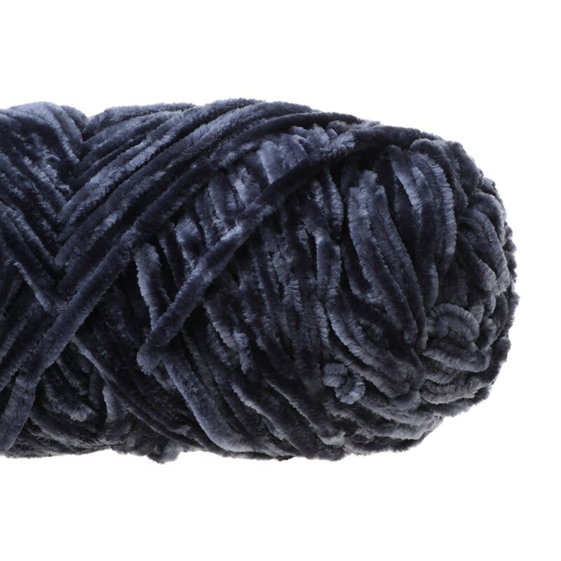 Velvet Chenille Yarn for Hand-Knitted Crochet Thread DIY Craft Scarf Sweater