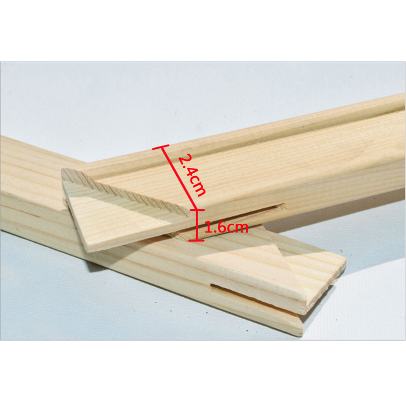 Wood frame for canvas oil painting Factory Price Wood frame for canvas oil painting nature40x50cm DIY frame picture inner frame