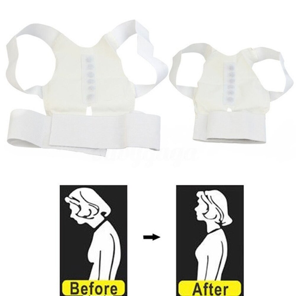 Corrector de postura corporal Unisex, cinturón de soporte de hombro trasero, Humpback ajustable, tirantes para espalda y columna vertebral