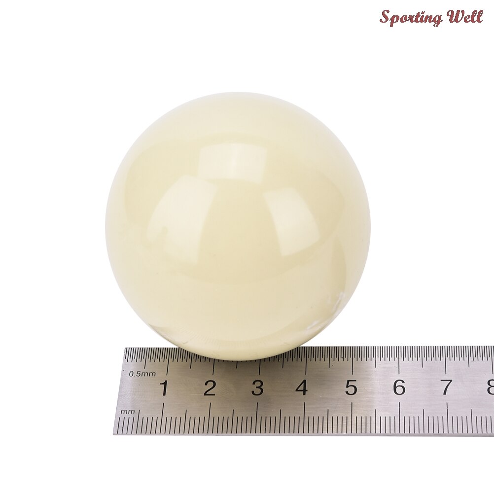 57.2mm branco bilhar 2 1/16 "bola de bilhar bola de taco snooker tabela formação ponto bola de sugestão 2 diâmetro 1/4" bola de bola de nove-bola