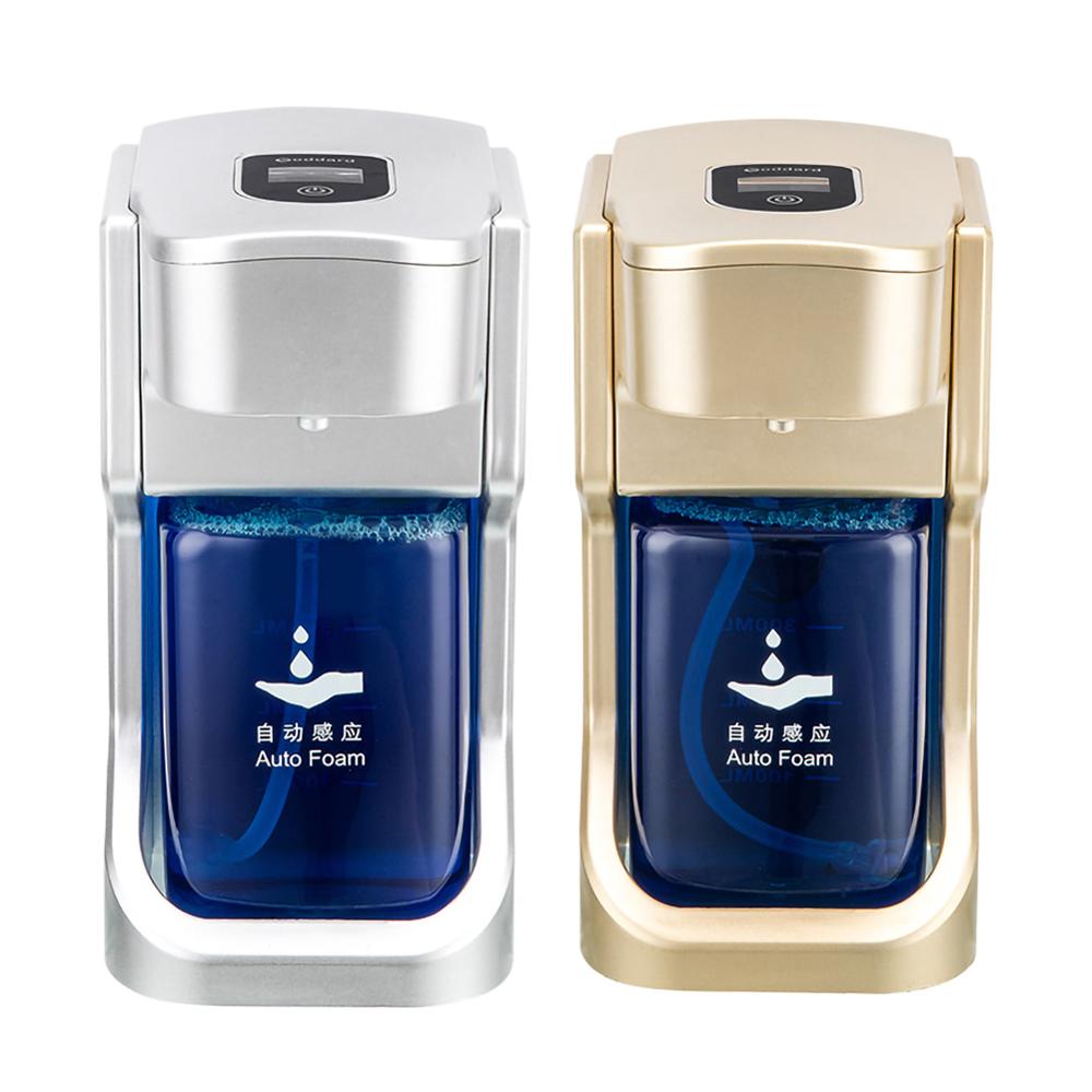 Distributeur automatique de savon de 450ML, capteur de mouvement à infrarouge, sans contact, moussant, mains libres, pour salle de bains et cuisine
