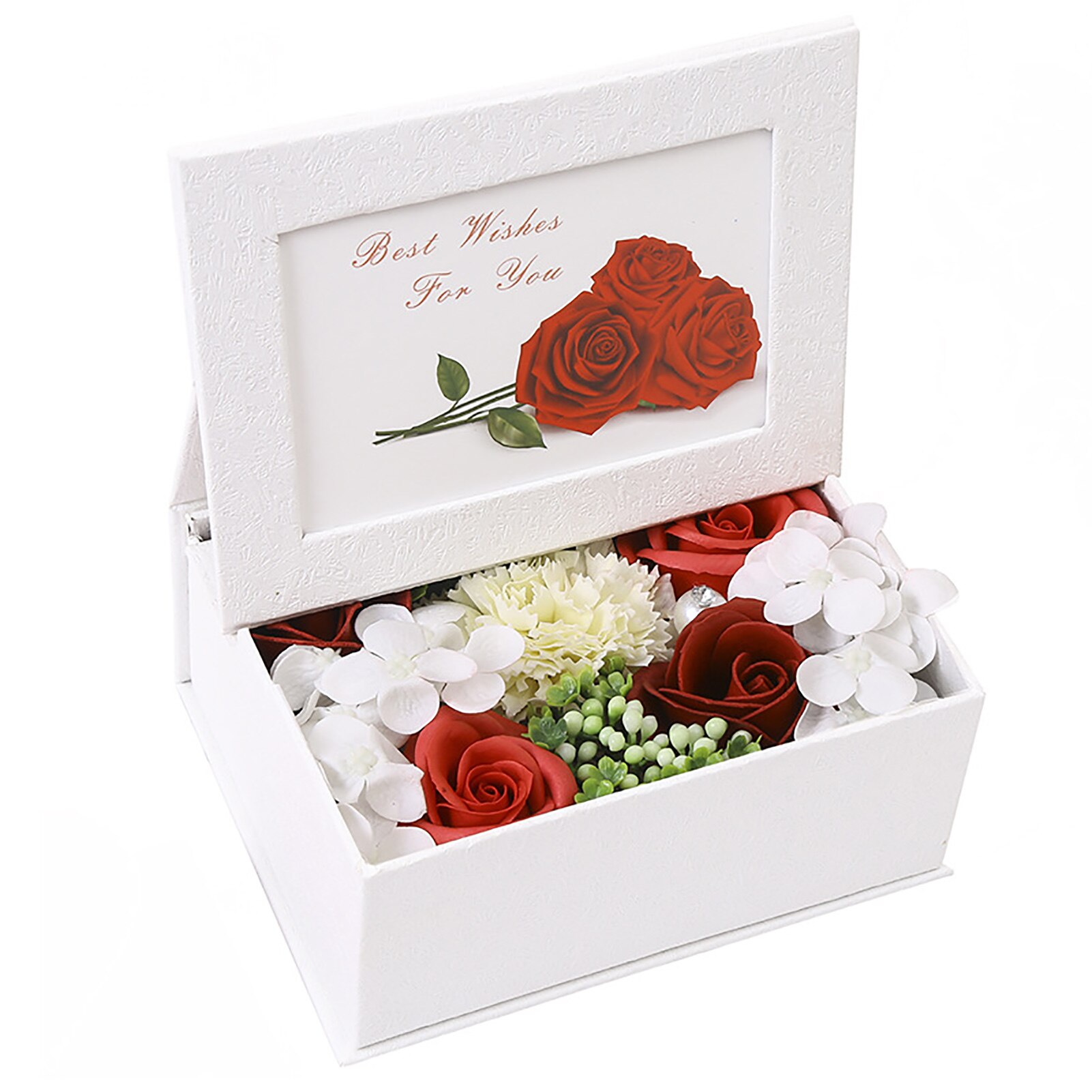 Everlasting Flower Photo Frame Box DIY Frame Rose Flower Emits A Fragrance Like Flowers Perfect For Valentine's Day: Default Title