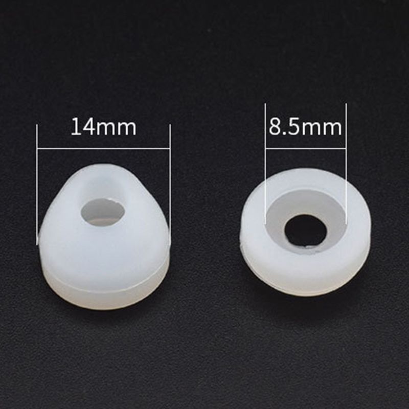 1 Pair Ear Tips Buds Silicone Earphone Earbuds Earhooks Eartips Replacement for Jabra EASYGO EASYCALL Wireless Bluetooth Headset