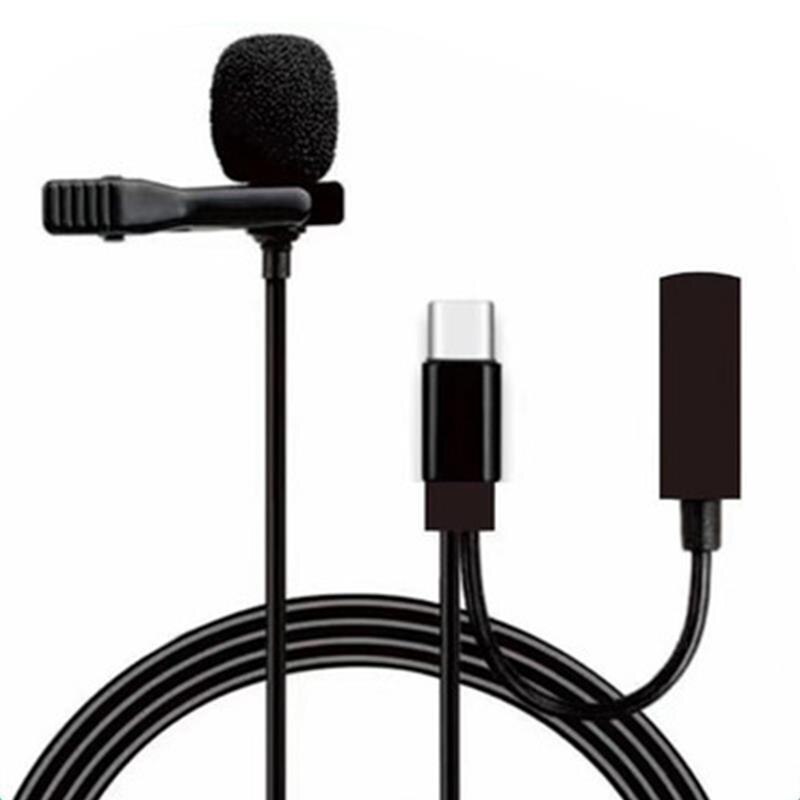 Mini Microphone Portable à clipser, pour iPhone 11 12 pro max iPad Xiaomi Smartphone Android DSLR, appareil photo, PC Portable: Type-c